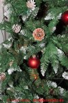 Yorbay Weihnachtsbaum - Spitzen mit Kunstschnee